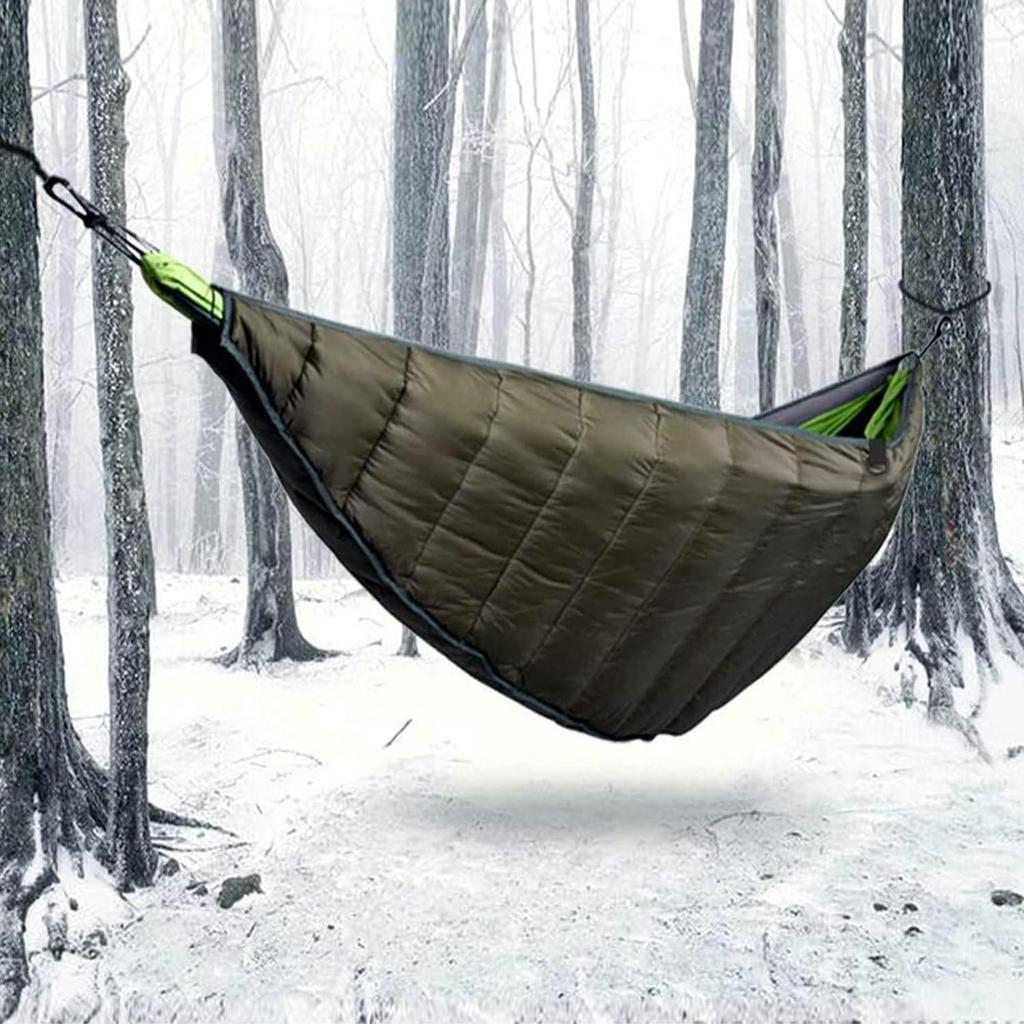 Lightweight Double Sleeping Bag Hammock: Portable, Cold-Protective, Warm Quilt for Outdoor Camping