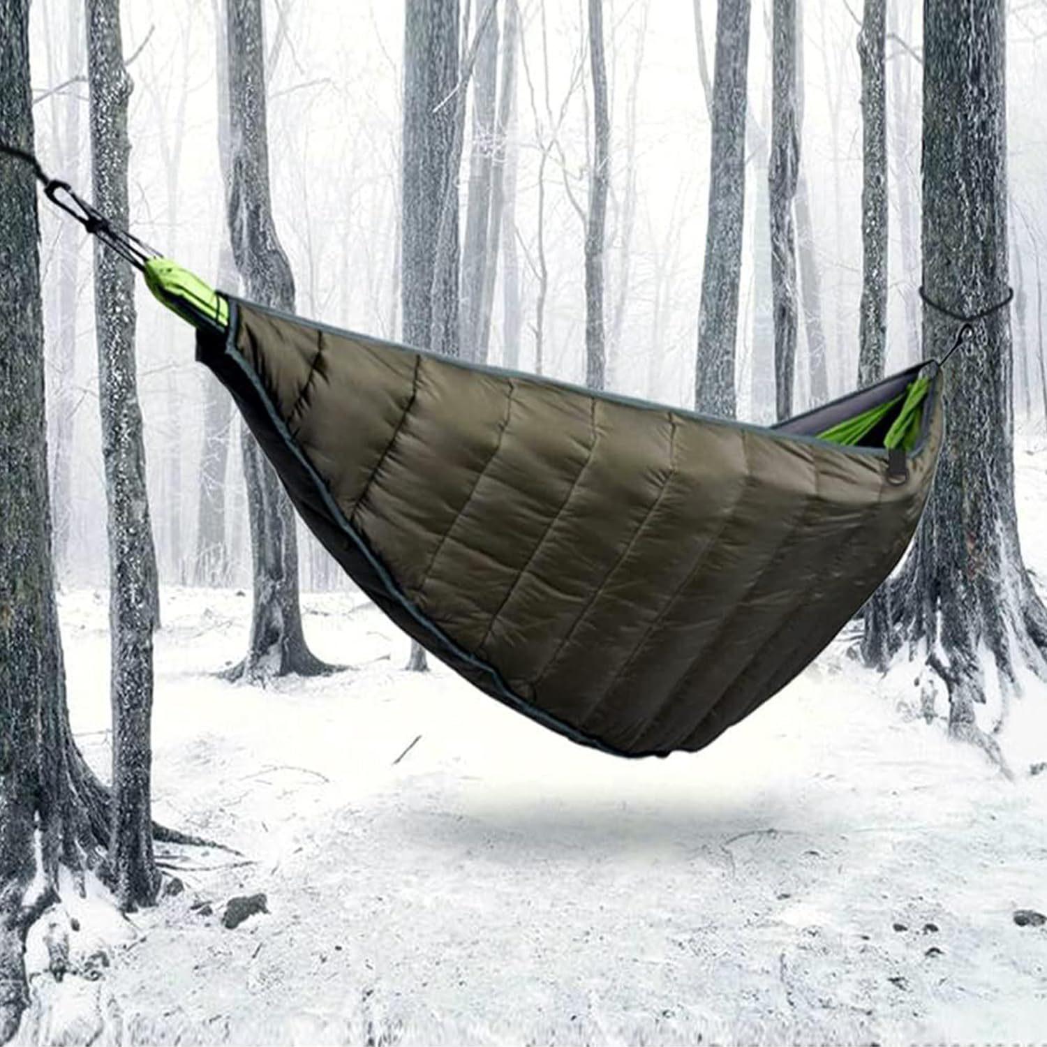 

Lightweight Double Sleeping Bag Hammock: Portable, Cold-Protective, Warm Quilt for Outdoor Camping