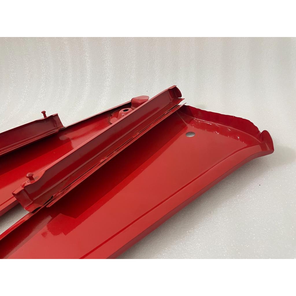 Motorhauben-Seitenwand-Set Stahlrot lackiert Massey Ferguson Traktor |Passend für