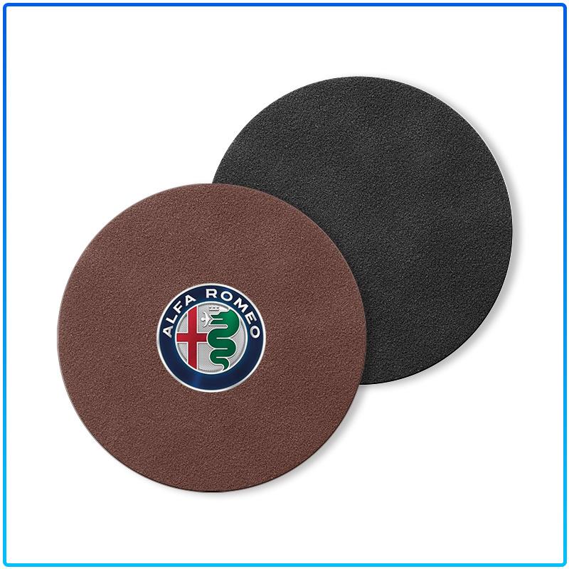 Car Nice Non-slip Water Coasters Insulation Pad Decorative Water Coaster Sticker For Alfa Romeo 147 159 Giulietta Giulia Mito Spider Alpha Nheadrest