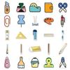 Cartoon DIY Sticker Set: 100 Sheets for Suitcase, Phone, Fridge, Guitar, Car & More