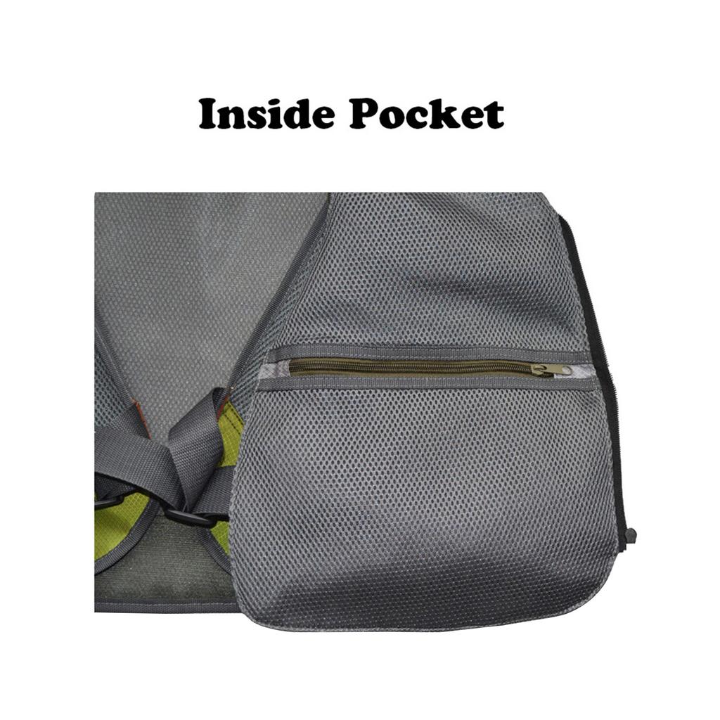 Mens Quick Dry Fishing Vest Mesh Jackets Photography Hiking Vest Multi-Pocket Fishing Waistcoat Outdoor Fly Fishing Vest