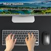 Dual-Mode-Tastatur TWO Bluetooth-Tastatur 2.4G Drahtlose Tastatur 102 Tasten Wiederaufladbare Tastatur Für PC Android Windows macOS