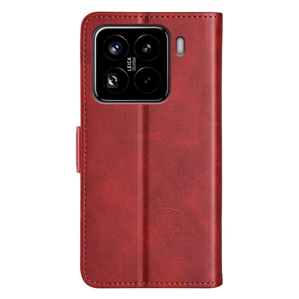For Xiaomi 15 Pro Stand Case Calf Texture Leather Wallet Phone Cover