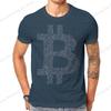 Blockchain Bitcoin Binary Tshirt Graphic Unisex Tops Vintage Grunge Summer Cotton Short Sleeve Harajuku T Shirt