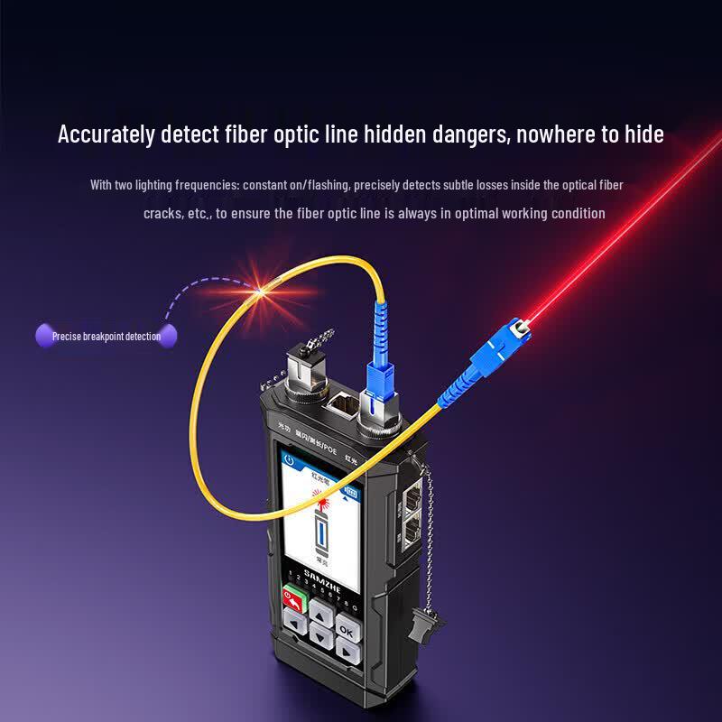 SAMZHE SZ-D668 Rechargeable Network & Fiber Optic Tester