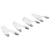 4Pcs Flexible Adjustable Bed Sheet Clips Durable Anti-slip Sofa Cushion Clips Sturdy Tablecloth Clips Home Use