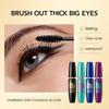 Four-color Waterproof and Anti-Sweat Slimming Mascara Long Lasting Thick Bending Quick Drying Black Mascara Lash