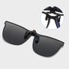 Polarized Clip On Sunglasses Men Women Pochromic Car Driver Goggles Night Vision Glasses Anti Glare Vintage Square Glasses