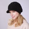 Casual Rabbit Hair Warm Knitted Beret Hat Beanie Cap Peaked Hat