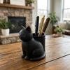 3D Printed Cat-Shaped Storage Tube Plastic Stationery Storage Box Funny Desk Organizer  Office