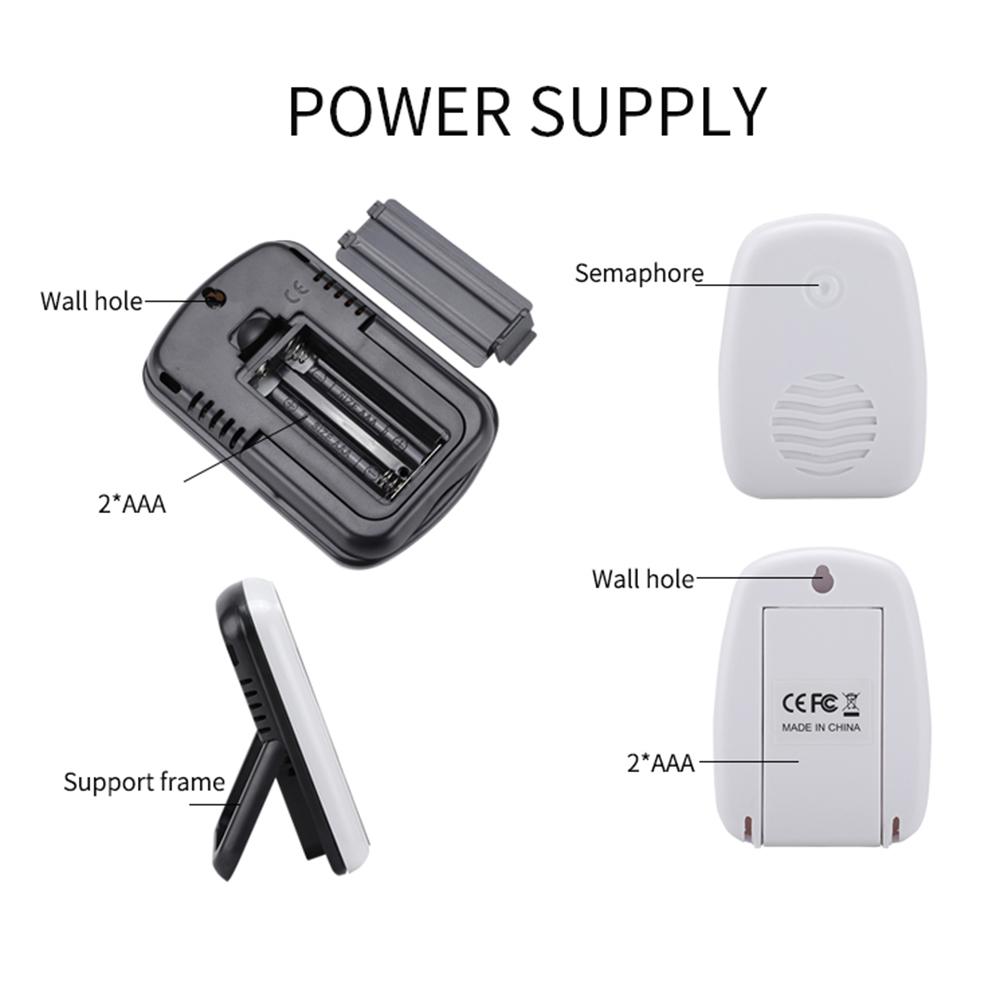 TS-FT004-B Wireless Indoor Outdoor Thermometer High Precision Digital Display Temperature Meter