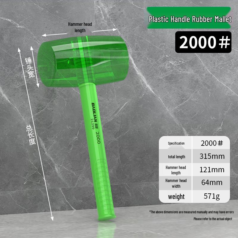 High Elasticity Shockproof Rubber Hammer for Tile Installation