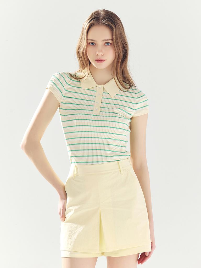 LORDLOAR Double Layered Shorts Yellow