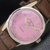 SWISS VINTAGE FAVRE LEUBA SEA KING HAND-WINDING MENS PURPLE DIAL WATCH A703808-1 R213f-a703808