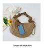 Korean Fashion Pleated One-Shoulder Tote: Versatile, Large Capacity Drawstring Dumpling Bag