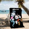 Customizable personalized beach towels Cuphead themed designs.Suitable for the beach, yoga, sports;ideal as beach accessories