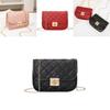 2021 Fashion Ladies Bags Embroidered Shoulder Bag Soft Pu Material Chain Bag