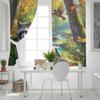Forest Stream Raccoon Bird Blackout Curtains For Living Room Bedroom Window Treatment Blinds Drapes