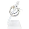 Great TIFFANY&Co. Atlas Ring Pierce Hoop earrings, accessory, Silver 925 Used