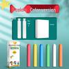 Large Dustless Erasable Chalk Set - Water-Soluble, Colored & White for Teachers & Kids