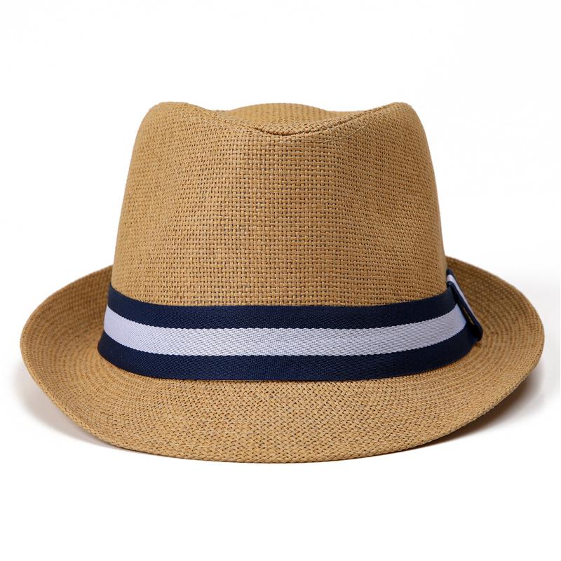Summer Middle-Aged Sun Visor Out Travel Men Straw Hat Jazz Beach Hat In The Elderly Dad Top Hat