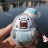 Plush Doll Pendant Multifunctional Anti-deform Various Styles Grumpy Shark Doll Keychain for Adults