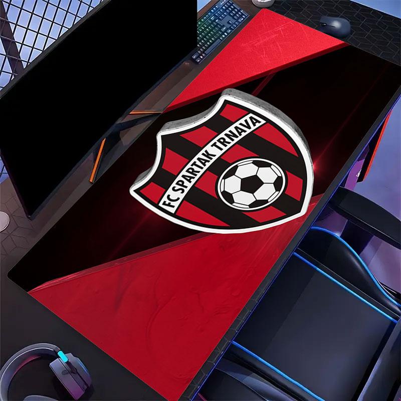 FC Spartak Trnava Mouse Pad, Large Gaming Desk Mat, Non-slip XXL Mousepad for Laptop & Tablet, Mini PC Playmat with Stitched Edges