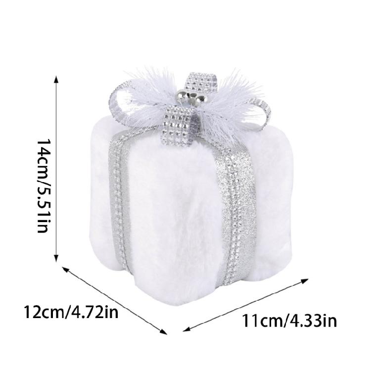 Weihnachten Miniatur Geschenkbox Schmuck Sortierte Kugeln Miniatur Geschenkbox Schmuck für Weihnachtsbaum Hängende Dekorationen