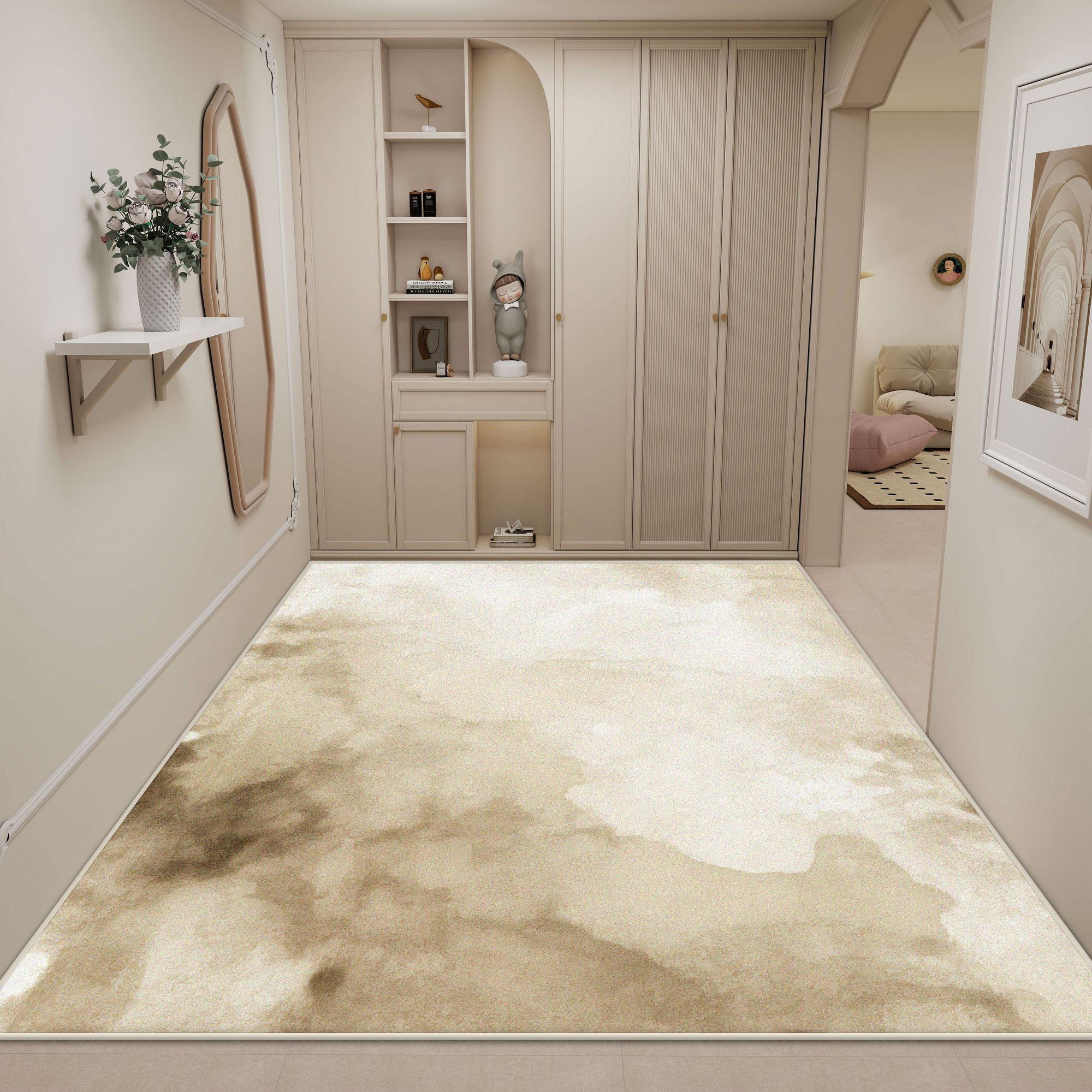 

Easy Clean Abstract Cloakroom Carpet Living Room Hall Aisle Decoration Non-slip Floor Mats Home Bedroom Lounge Rugs Customizable 60x90cm