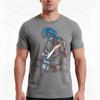 Trey Tshirt Summer Casual Cotton Tee Oversized Streetwear Tops Vintage Graphic Print Loose Fit Short Sleeve 100 Cotton