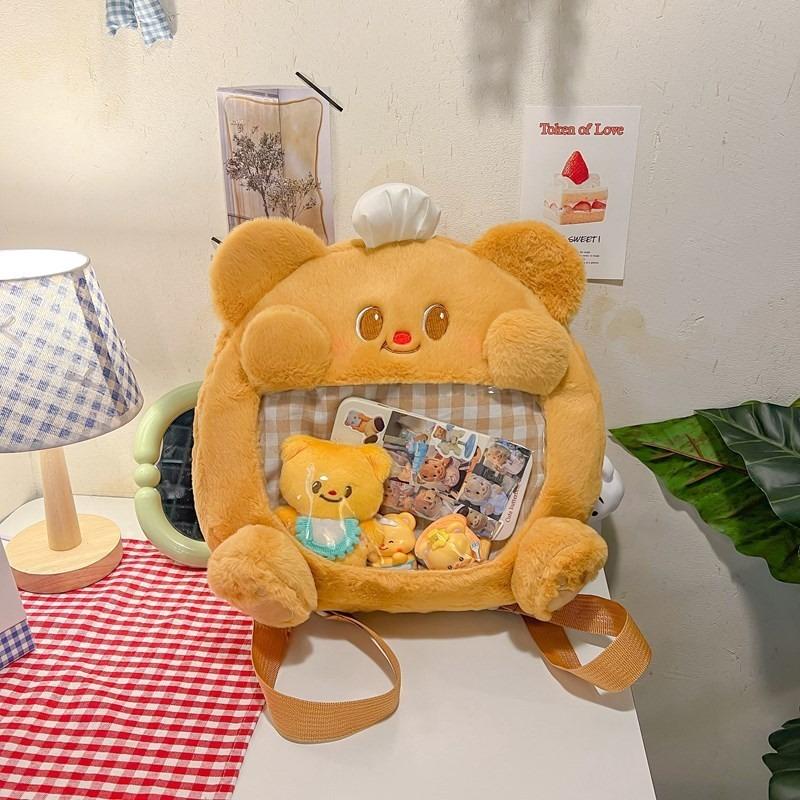 Butter Bear Change Bag Cute Earphone Bag Mini Storage Cute High Value Messenger Bag Gift Woman