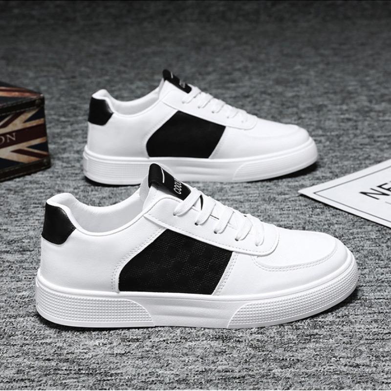 Pánské boty Nové prodyšné malé bílé boty pro muže korejská verze Trendy univerzální tenisky Platforma Vulkanizované boty