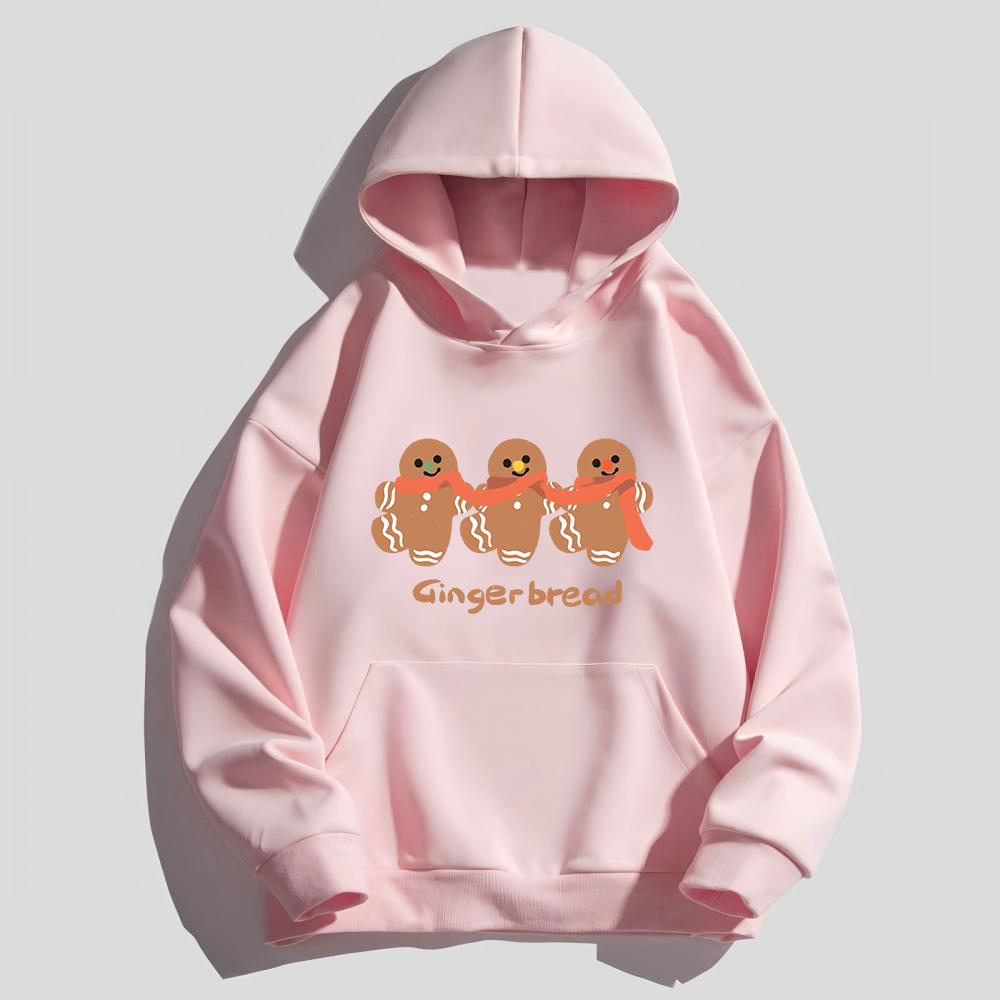 

Cute Cartoon Christmas Gingerbread Man Print Children Boy Spring Autumn Hoodies Kids Babys Girl Sweatshirt Causal Long Sleeve 100