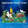MOC Building Blocks Underwater World Creative Blocks Set Cute Animals Shark Octopus Seaweed Animal City Bricks Parts Kids Toys