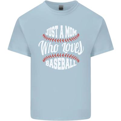 Just a Mom Who Loves Baseball Funny Kids T-Shirt Childrens