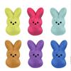 Just Peeps Born Easter Bunny Plush Rabbit Yellow Blue Soft Stuffed Marshmallow