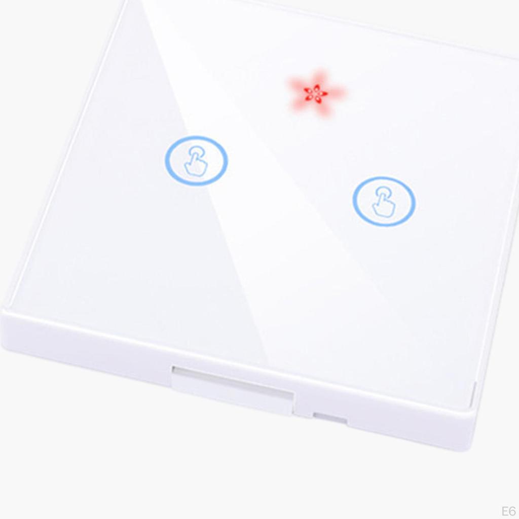 Touch Switch Connection 4 Modes Voice Control Scratch-Resistant Tempered for Home Bedroom Bed