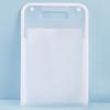 New Portable 13Grids A4 Document Bag Large Capacity Transparent PP Vertical Organ Box Office Paper Storage Organizer Bag