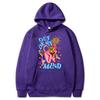 Out of my mind graffiti autumn/winter hoodie hip-hop street college classic pullover daily fashion casual warm hoodie gift