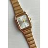 Women's Wristwatch New Fashion Vintage Metal Block Cord Gold Wristwatch