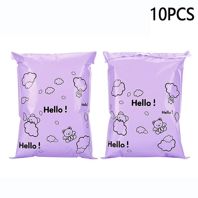 10Pcs Courier Bag Envelope Packaging Delivery Bag Waterproof Self Adhesive Seal Pouch Mailing Bags Plastic Transport Bag