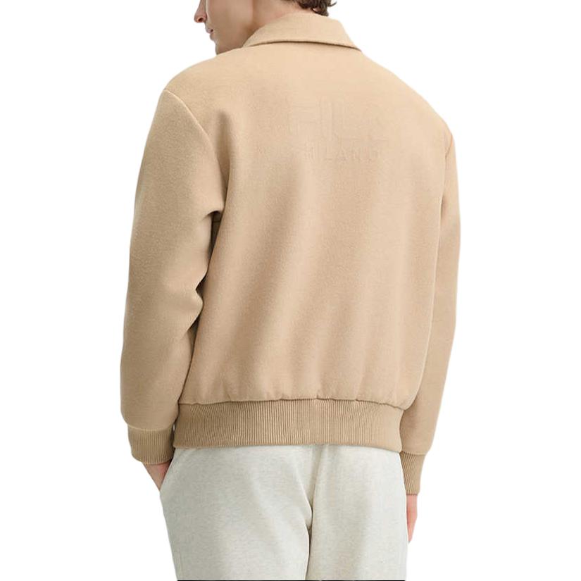 Fila MILANO Jacket Men's Stone Sand Khaki F11M445702FLK