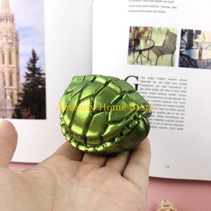Moule Silicone Tortue 3D F26C Moules Résine Époxy DIY Bougie Ornement de Bureau Artisanat Outil de Décoration Gâteau Fondant Décoration