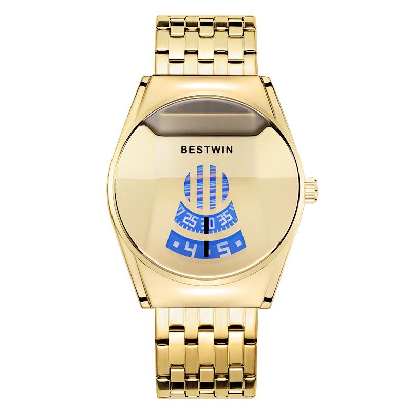 BESTWIN Quartz Men Watches Luxury Hot Brand Watch For Male Stainless ...