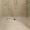 2 in 1 Shower Drain with 360 degrees  Siphon Silver 60 cm Stainless Steel 304