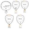 Pendant Chokers Chain Necklace Irregular Shaped Pendant Necklace Alloy Material Party Jewelry for Girls Women Gifts