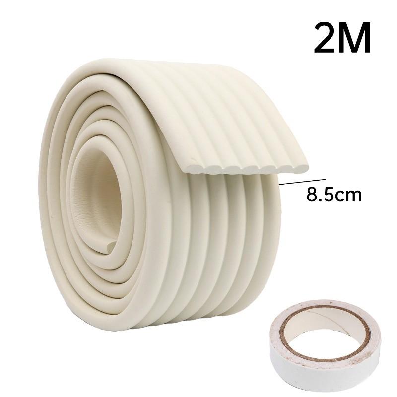 W Shaped Edge Bumper Strip Thick Soft High Elastic Cushion Self Adhesive for Baby Home Furniture Safety Protection