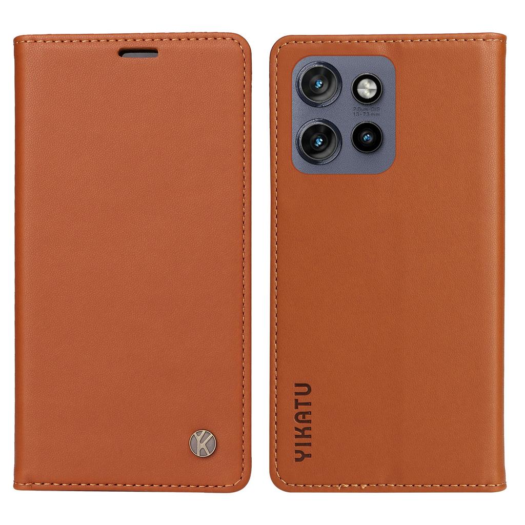 YIKATU YK-001 For Motorola Edge 50 Neo 5G/Moto S50 5G/Thinkphone 25 5G Case Stand Leather Phone Cover Strong Magnetic Closure