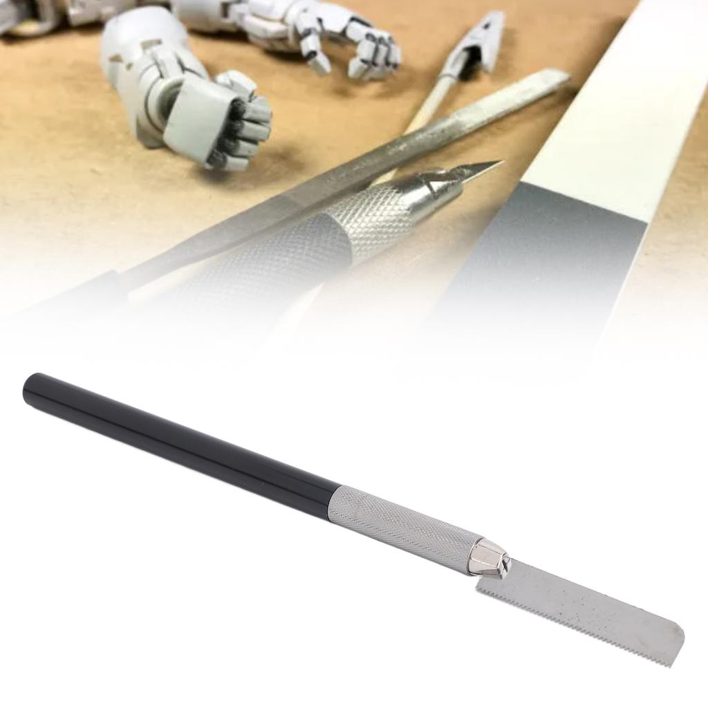 Mini Hand Saw Comfortable Grip Steel with 2 Blades DIY Handheld Craft Saw for Model Process Woodworking